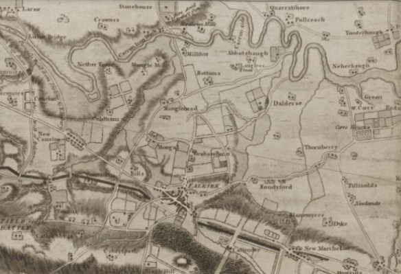 Charlotte Higgins chose an 18th century map of the Roman's Antonine Wall in Scotland