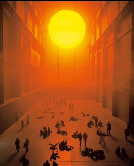 The Weather Project by Olafur Eliasson, 2003, picture by Tate Photography ©Olafur Eliasson